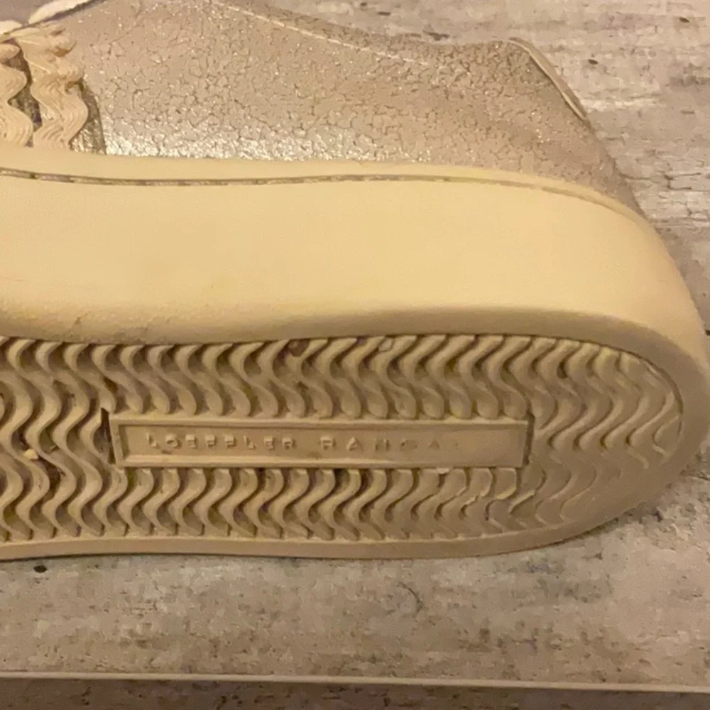 Loeffler Randal Elliot Ric Rac Silver Sneakers - Picture 9 of 11
